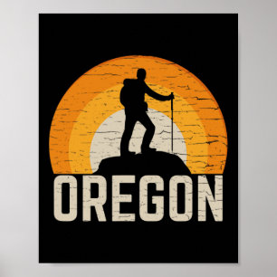 Oregon Hiking Poster