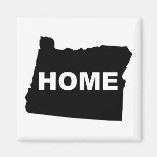 Oregon Home Away From State Fridge Magnet