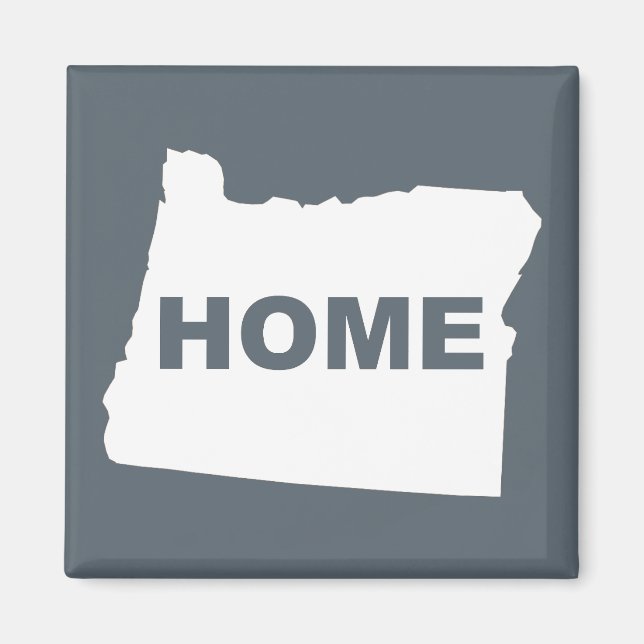 Oregon Home Away From State Fridge Magnet (Front)