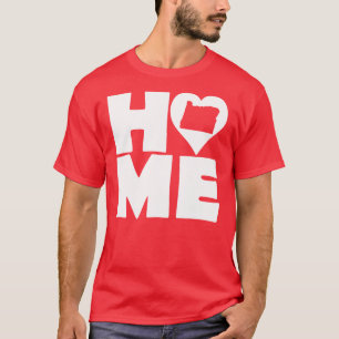 Oregon Home Heart State Tees T-Shirt