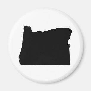 Oregon in Black and White Magnet