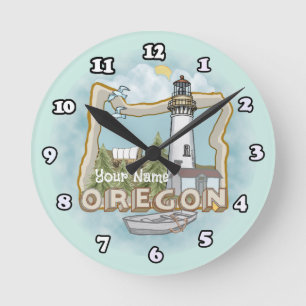 Oregon Lighthouse clock
