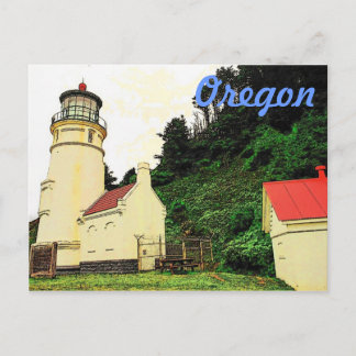 Oregon Lighthouse Postcard