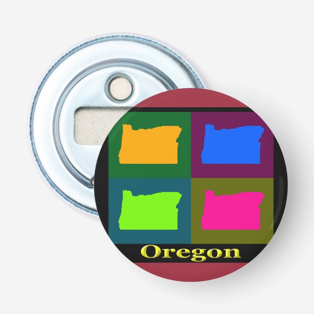 Oregon Map Bottle Opener (Front)