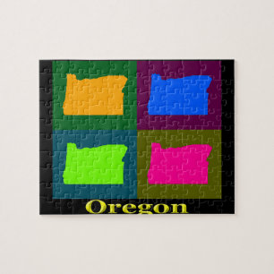 Oregon Map Jigsaw Puzzle