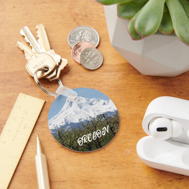 Oregon Mount Hood Landscape Key Ring (Desk)
