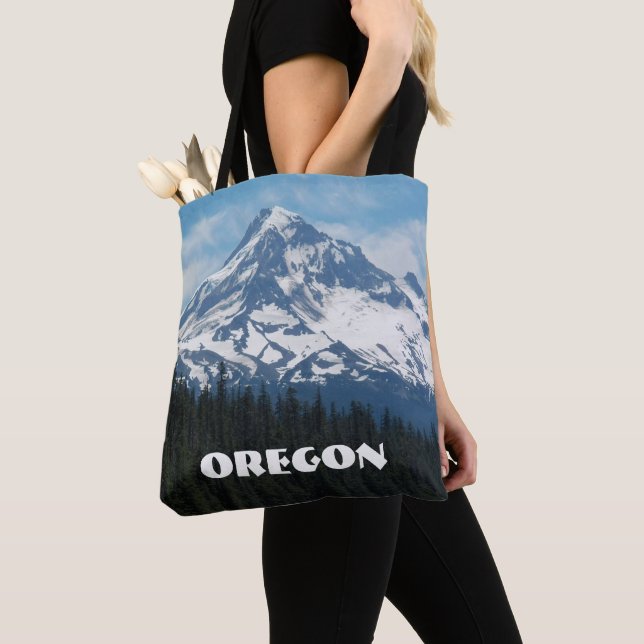 Oregon Mount Hood Landscape Tote Bag (Close Up)