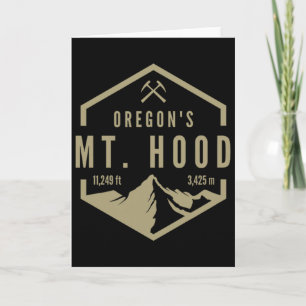 Oregon Mountain Mt. Hood Card