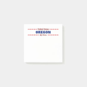 OREGON - My Home - United States; Hearts Post-it Notes
