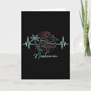 Oregon Neskowin Heartbeat Surfboarder Card