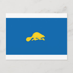 Oregon Official State Flag Reverse Postcard