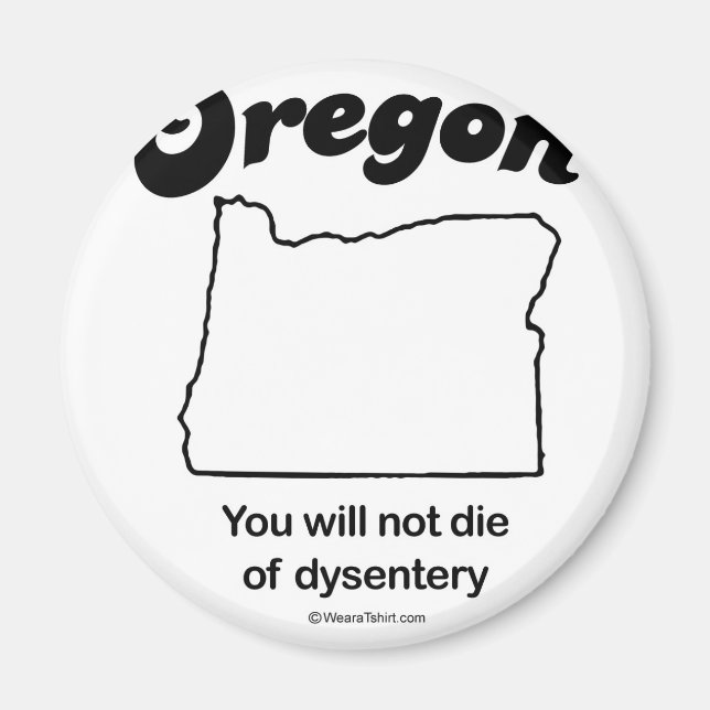 OREGON - "OREGON STATE MOTTO" T-shirts and Gear Magnet (Front)