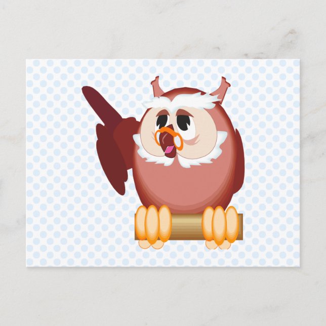 Oregon Owl Postcard (Front)