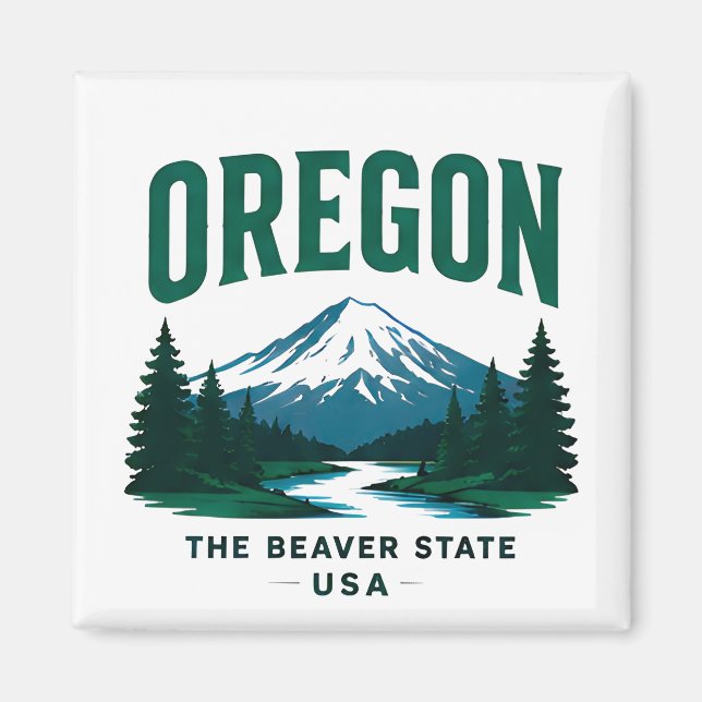 Oregon Pacific Coast Wilderness Escape Magnet (Front)
