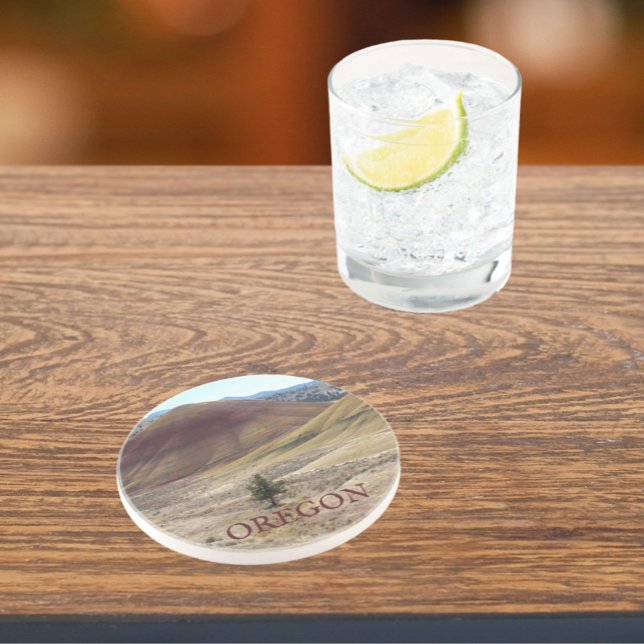 Oregon Painted Hills Landscape Coaster (In Situ)