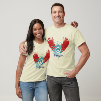 Oregon Peace Sign T-Shirt