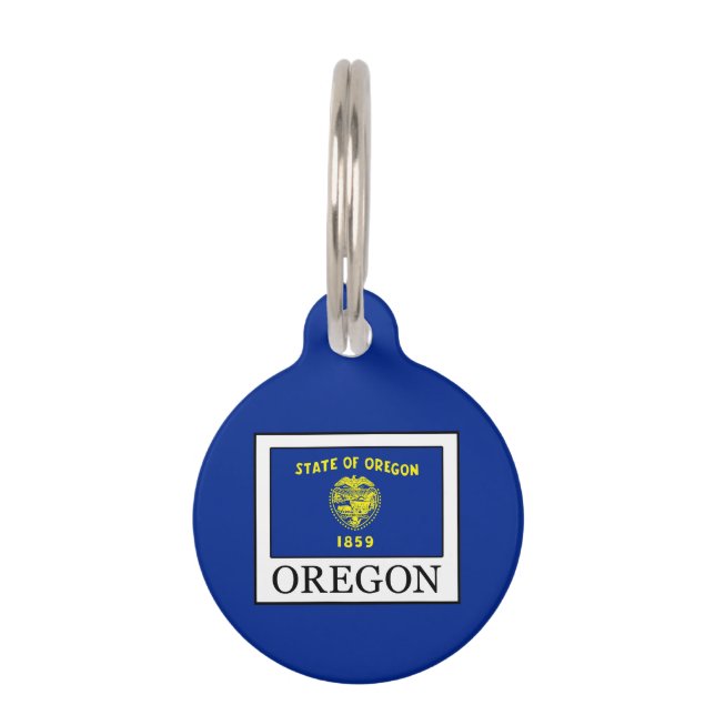 Oregon Pet Tag (Front)