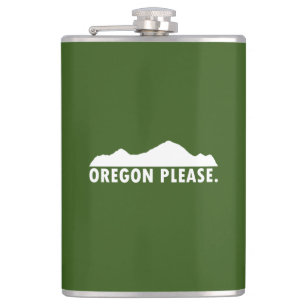 Oregon Please Hip Flask