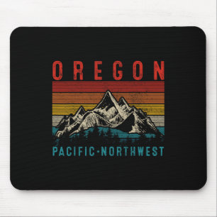 Oregon Pnw Vintage Usa America Souvenir Mouse Pad