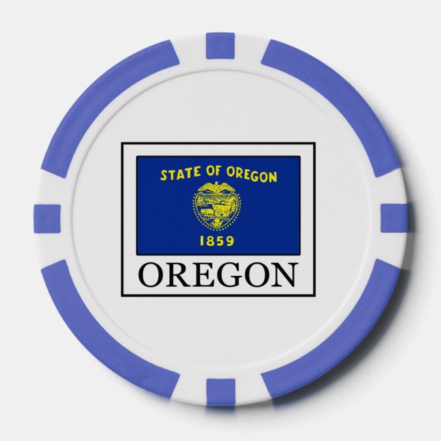 Oregon Poker Chips (Front)
