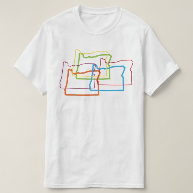 oregon pride blur T-Shirt (Design Front)