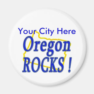 Oregon Rocks ! Magnet