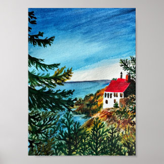 Oregon Seascape Poster