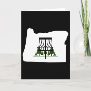 Oregon Silhouette Disc Golf Card