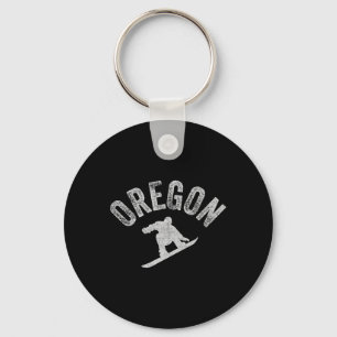 Oregon Snowboarder Cool Or Snowboarding Oregon Win Key Ring