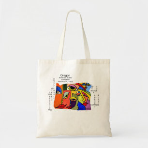 Oregon State Art by Deprise Tote Bag