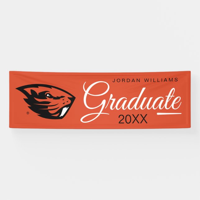 Oregon State Beavers | Beaver Head Banner (Horizontal)