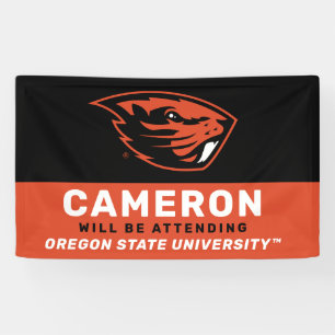 Oregon State Beavers Beaver Head Banner