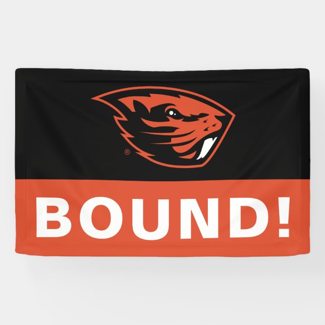 Oregon State Beavers | Beaver Head Banner (Horizontal)