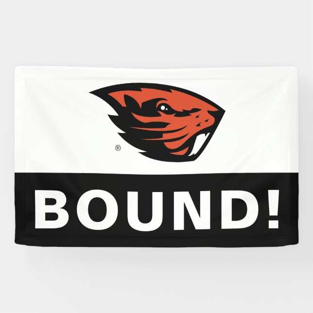 Oregon State Beavers | Beaver Head Banner (Horizontal)