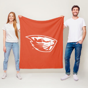 Oregon State Beavers   Beaver Head Fleece Blanket