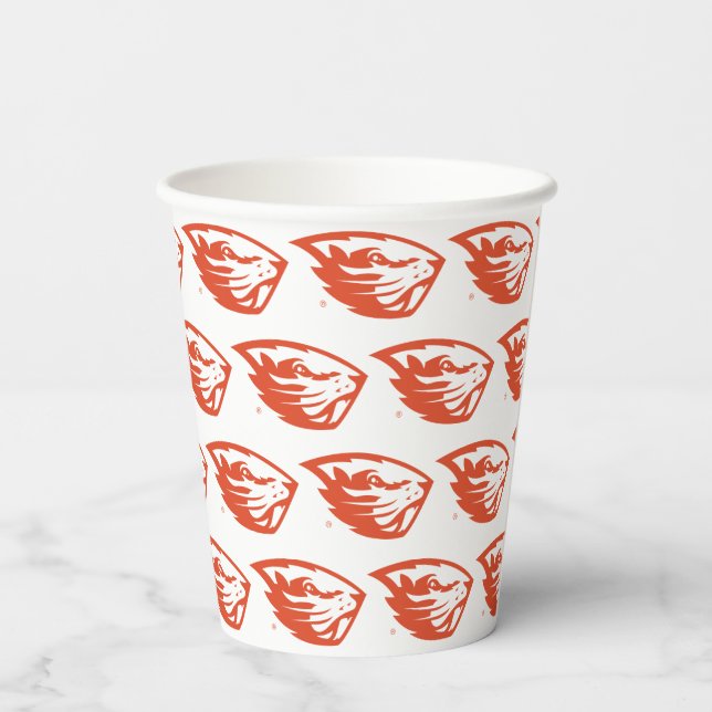 Oregon State Beavers | Beaver Head Paper Cups (Back)