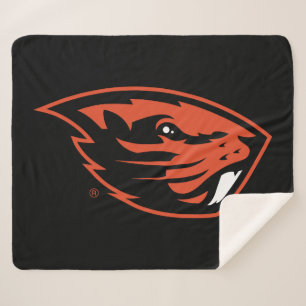 Oregon State Beavers   Beaver Head Sherpa Blanket