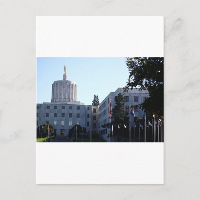Oregon State Capital Postcard (Front)