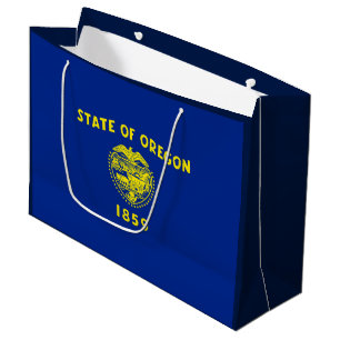 Oregon State Flag Design Large Gift Bag