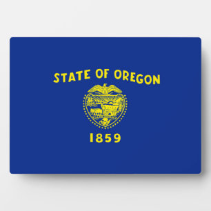 Oregon State Flag Design Plaque