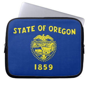 Oregon State Flag Laptop Sleeve
