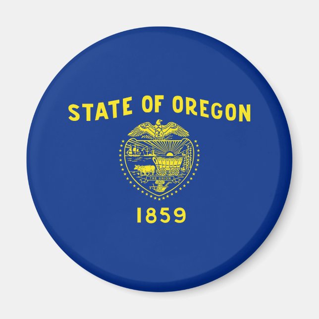 Oregon State Flag Magnet (Front)