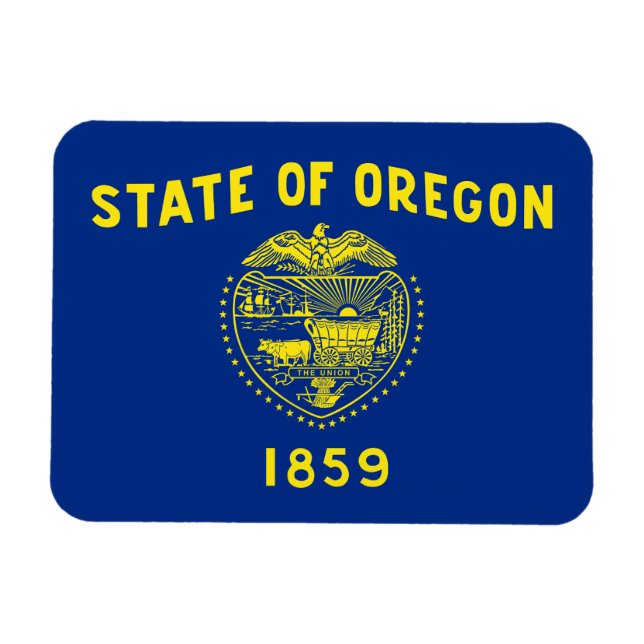 Oregon State Flag Magnet (Horizontal)