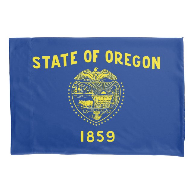 Oregon State Flag Pillowcase (Front)