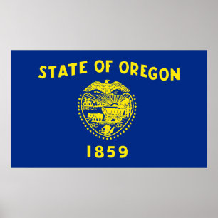 Oregon State flag Poster