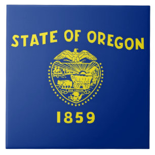 Oregon State Flag Tile