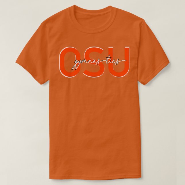 OREGON STATE GYMNASTICS T-Shirt (Design Front)