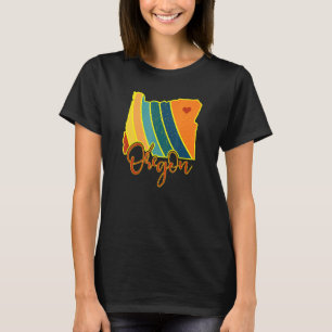 Oregon State Pride Sunset I Love Oregon T-Shirt