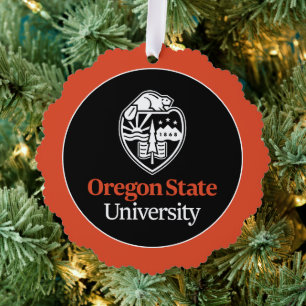 Oregon State University Tree Decoration Card