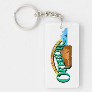 Oregon State, USA (United States of America) Salem Key Ring